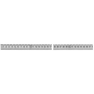 RULER, X-RAY MEASURING RANGE UP TO 145 MM ONE SIDE NOTCHED DIG - 118